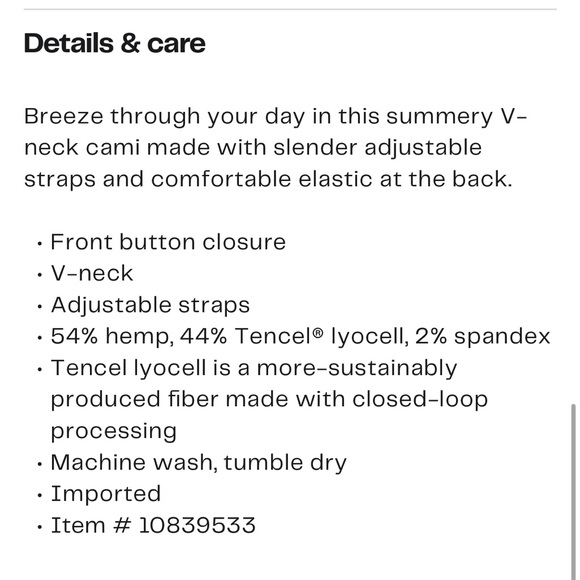 Marine Layer Celeste camisole - Picture 7 of 7